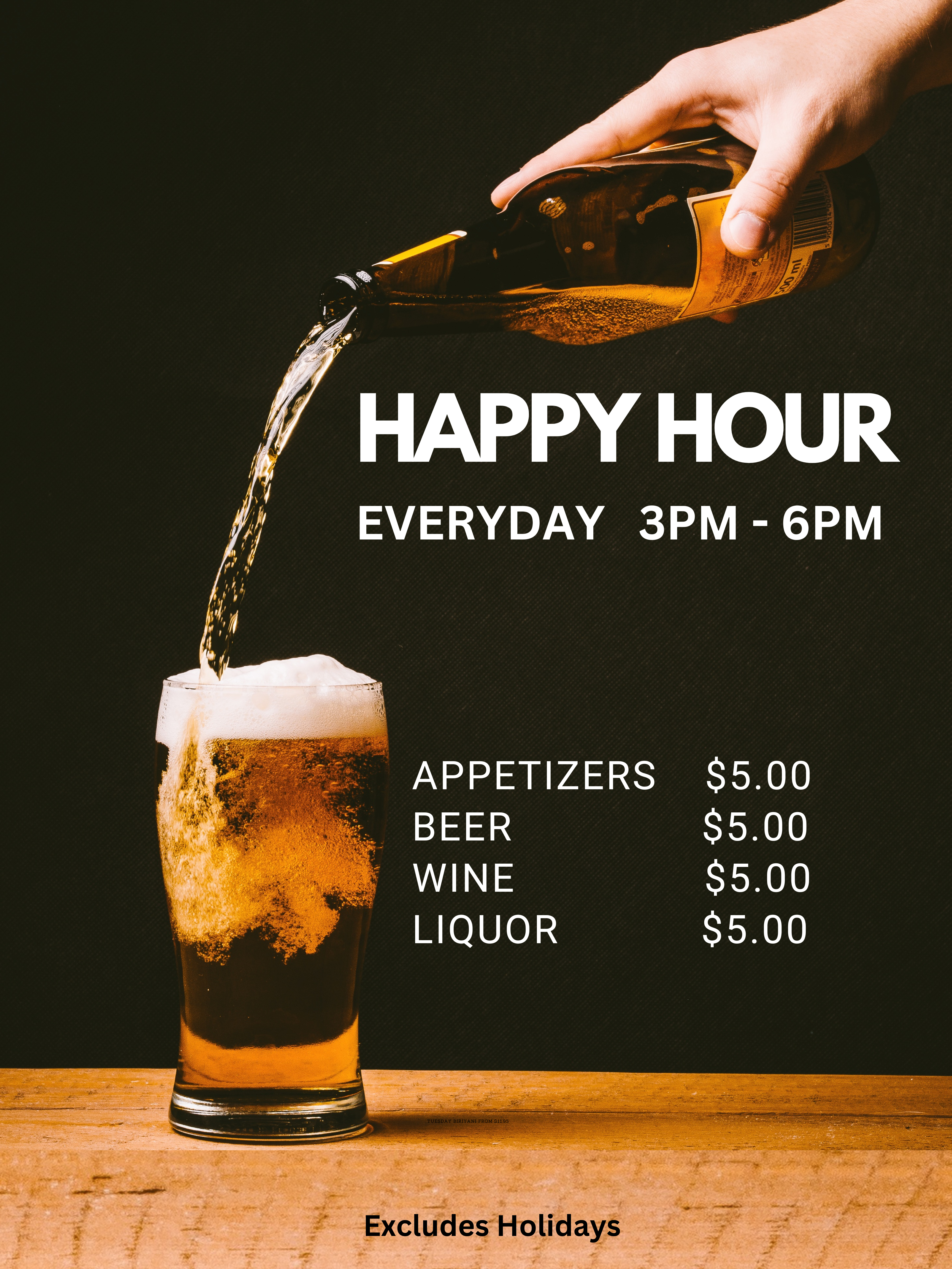 Happy Hour at Anjappar